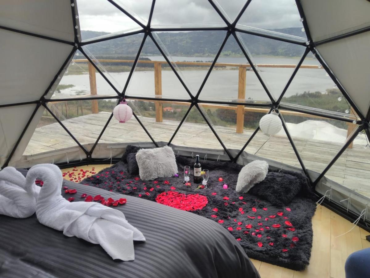 Glamping Wayra Villa Guatavita Bagian luar foto